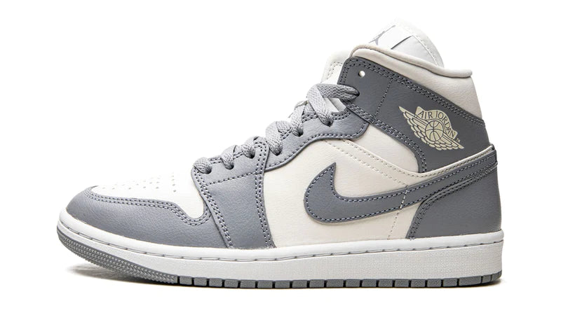 Nike Air Jordan 1 Mid Stealth Grey Sail