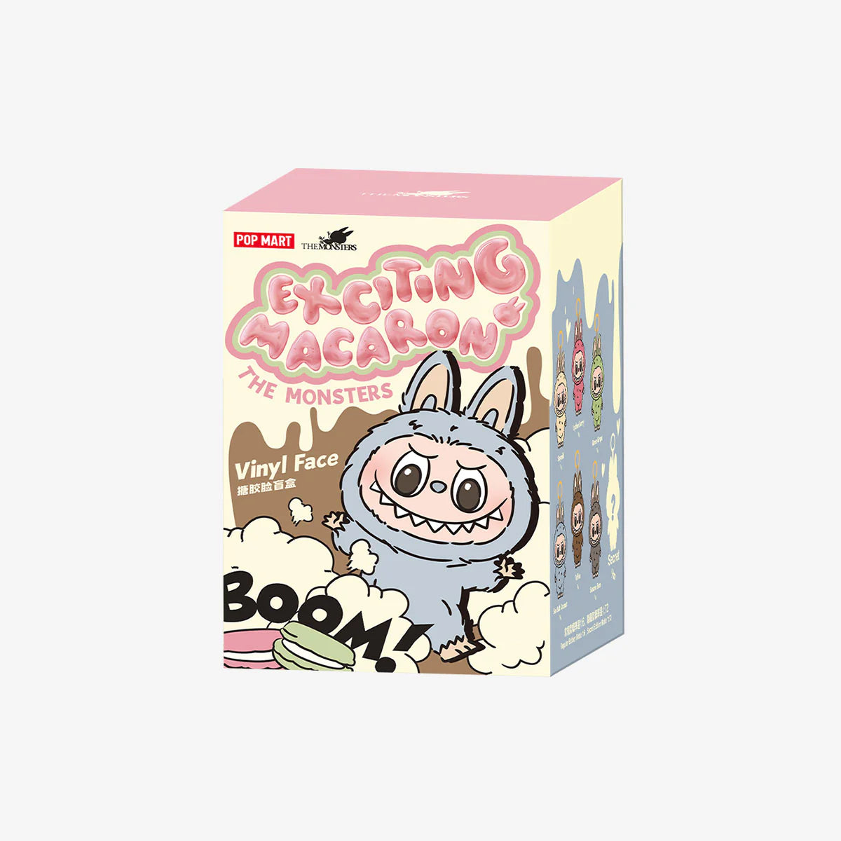 Pop Mart Labubu The Monsters Exciting Macarons Vinyl Face Blind Box