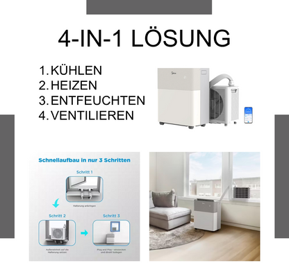 Midea PortaSplit Klimaanlage 12.000 BTU 3,5 kW